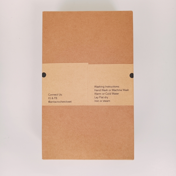 🤍One Handmade Cotton Washcloth White - Picture 4 of 10